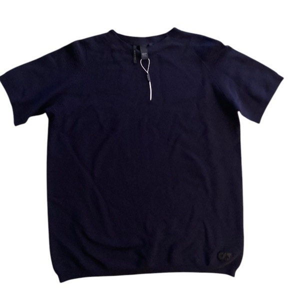 AlphaTauri 3D Knit Short Sleeve Luxury Shirt NWT Men’s Made in Italy - Picture 10 of 11